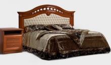 Кровать с мягким изголовьем 160 