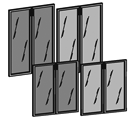Двери стеклянные Реноме Люкс МСМ22 
