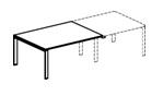 Спринт-Люкс Приставка стола для заседаний Спринт-люкс 1680