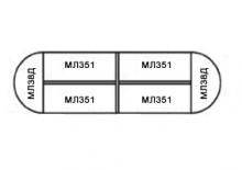 Столы для переговоров Реноме МЛ351 МЛ38Д (2 вариант)
